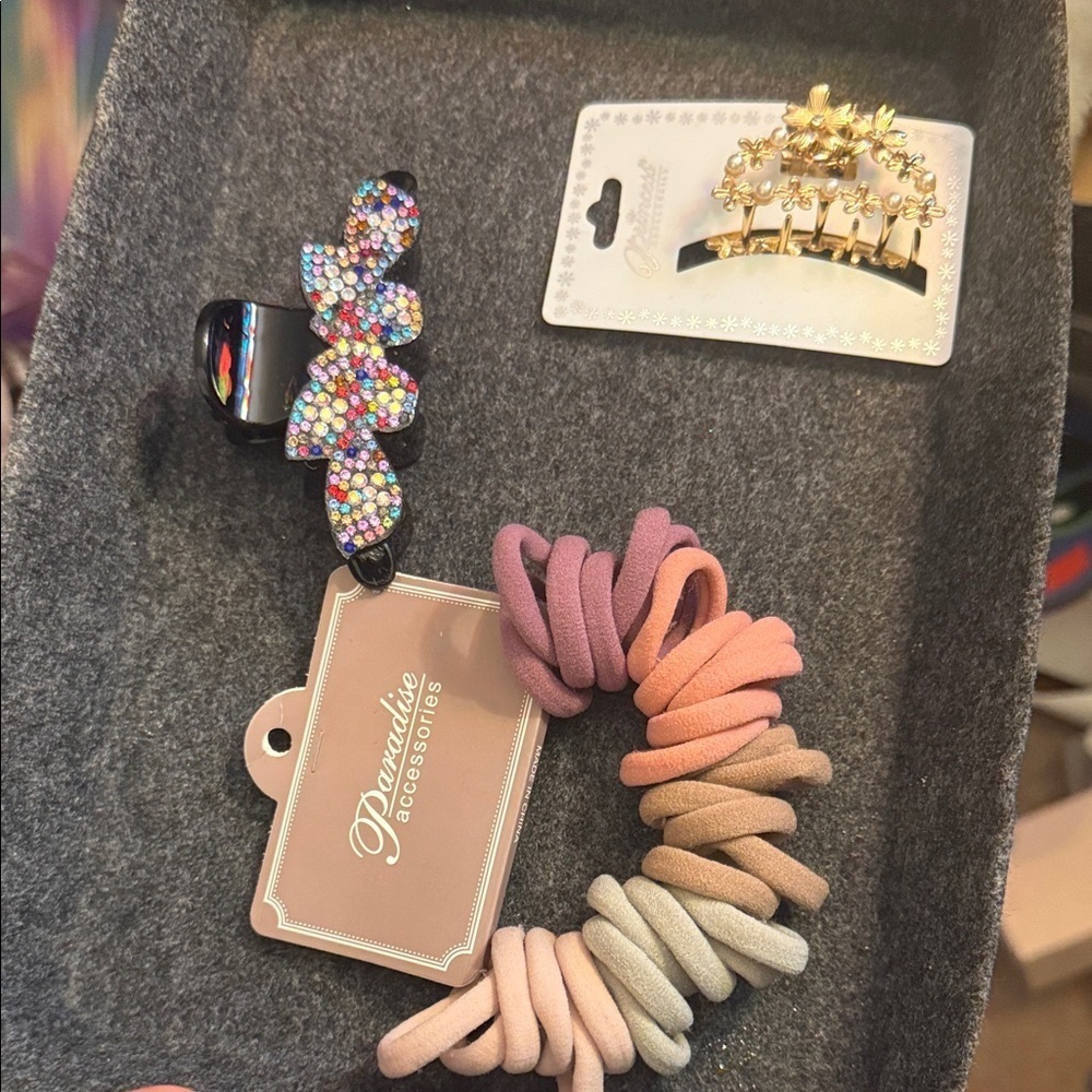 Multicolor Hair Clip Set